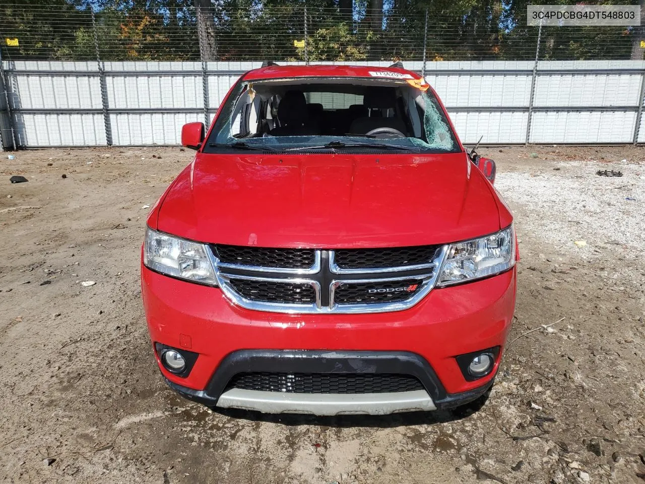 2013 Dodge Journey Sxt VIN: 3C4PDCBG4DT548803 Lot: 77342094