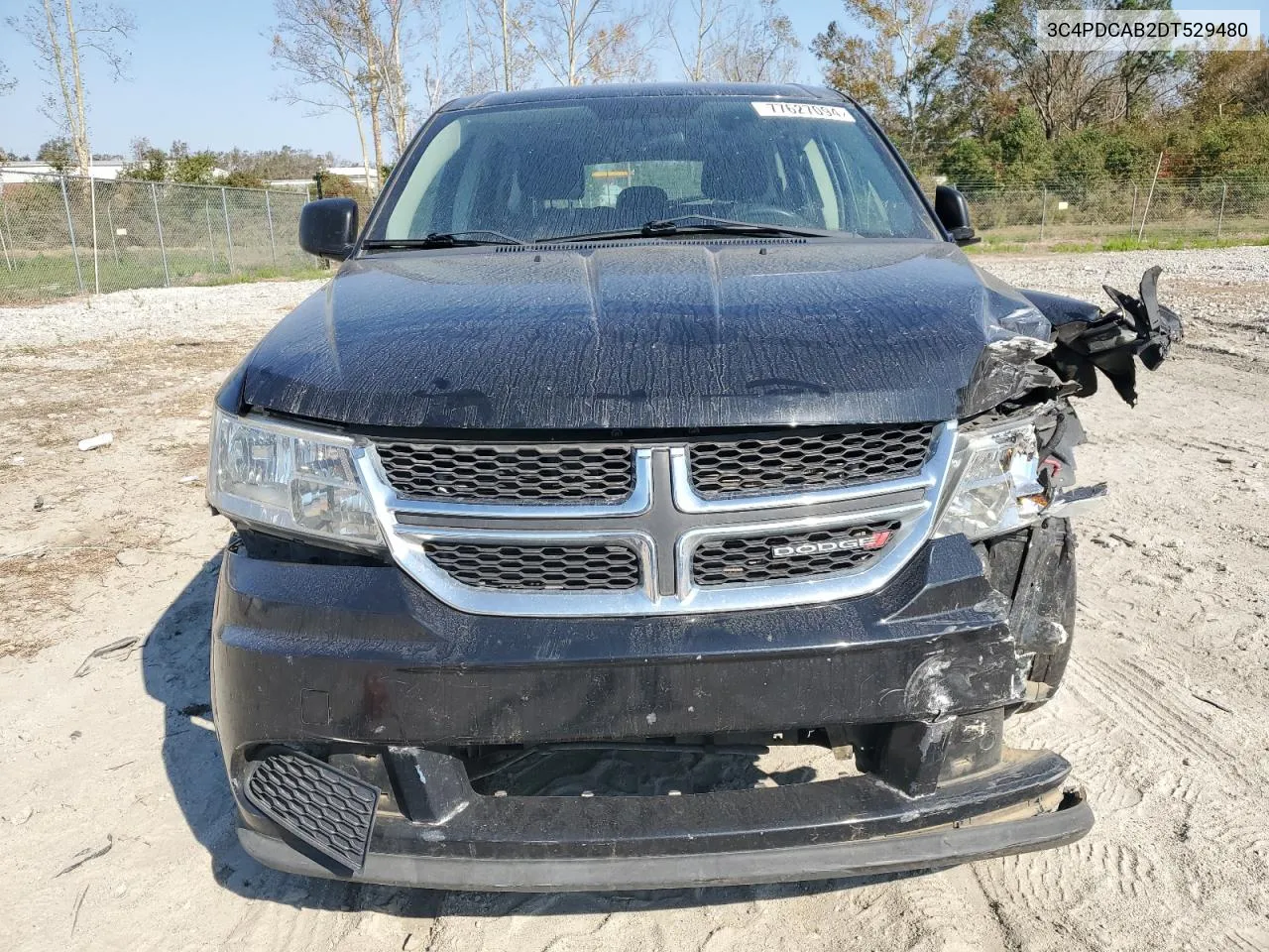 2013 Dodge Journey Se VIN: 3C4PDCAB2DT529480 Lot: 77627094