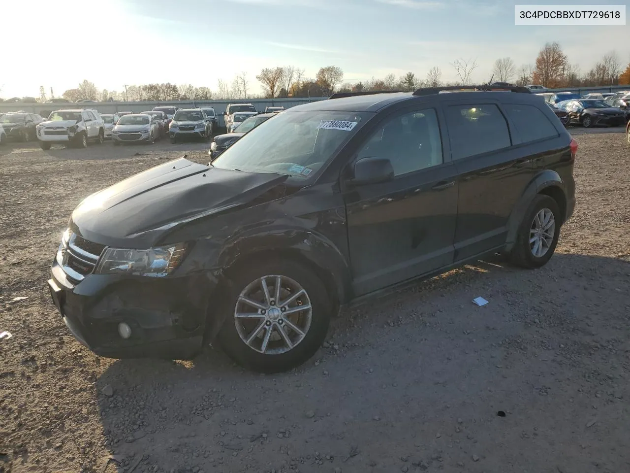 2013 Dodge Journey Sxt VIN: 3C4PDCBBXDT729618 Lot: 77880084