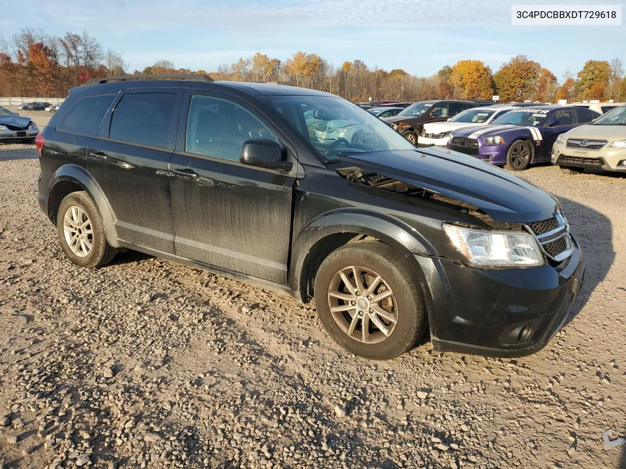 2013 Dodge Journey Sxt VIN: 3C4PDCBBXDT729618 Lot: 77880084