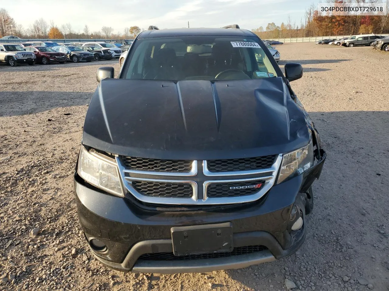 2013 Dodge Journey Sxt VIN: 3C4PDCBBXDT729618 Lot: 77880084