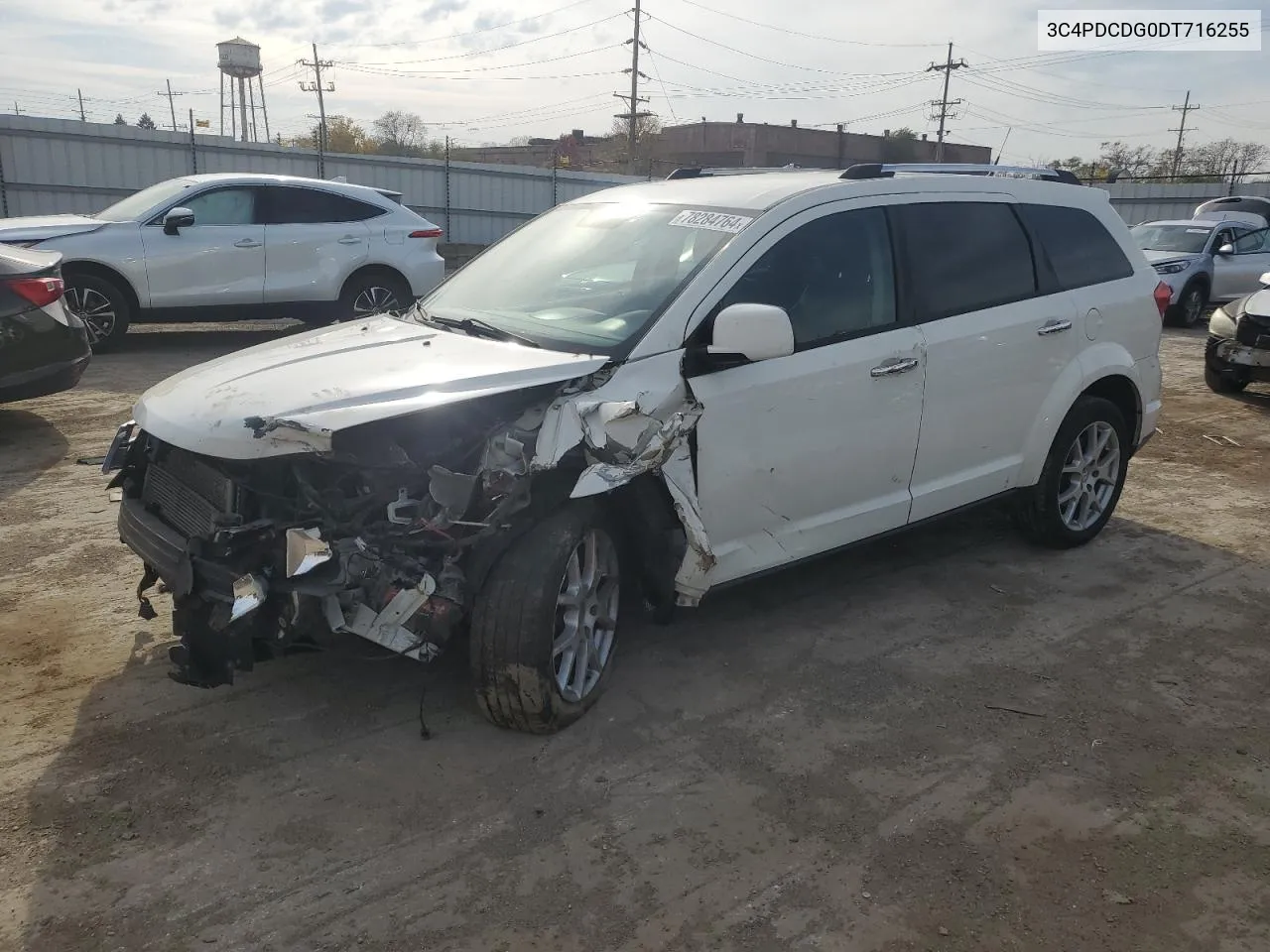 2013 Dodge Journey Crew VIN: 3C4PDCDG0DT716255 Lot: 78284764