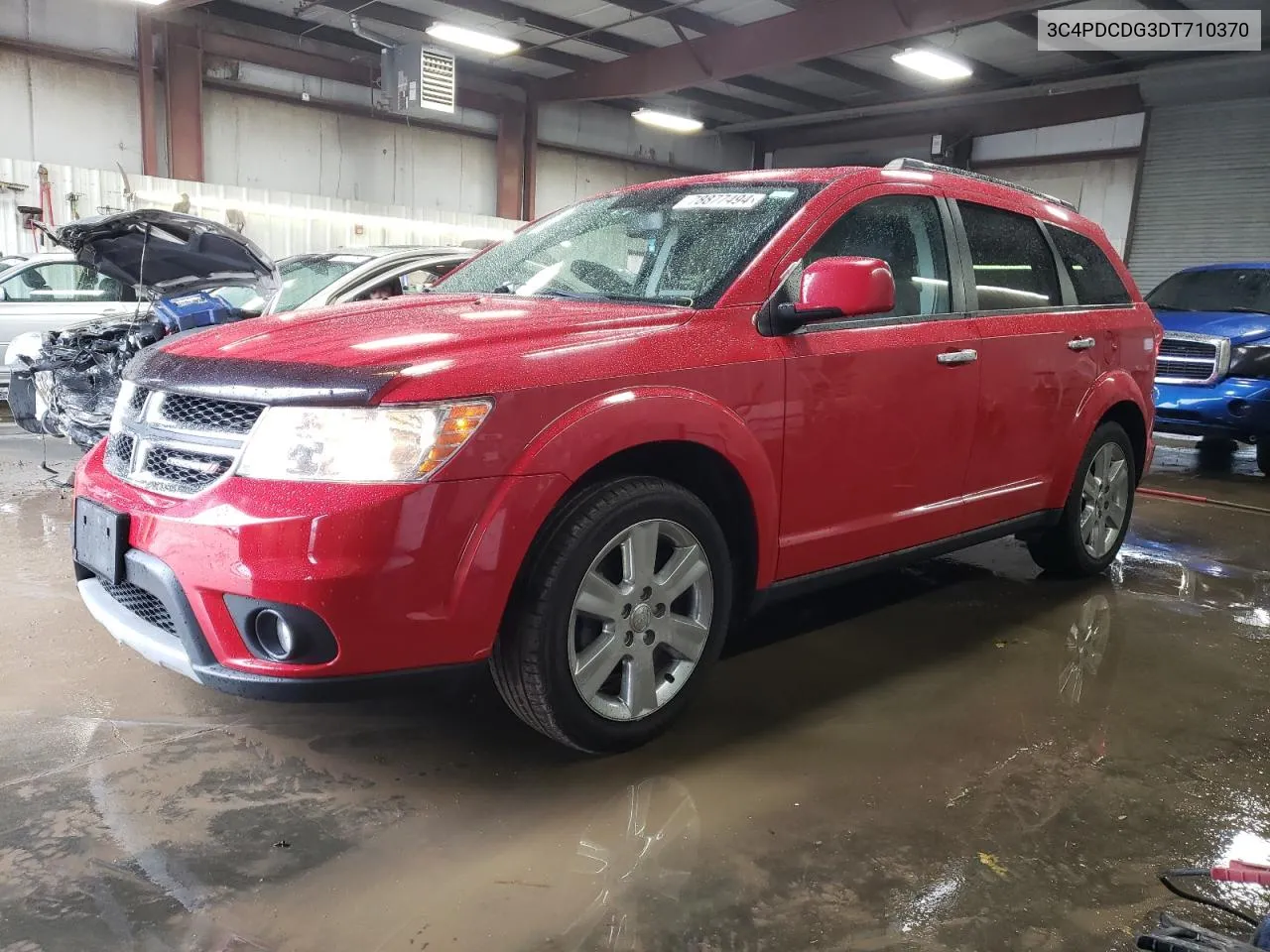 2013 Dodge Journey Crew VIN: 3C4PDCDG3DT710370 Lot: 78877494