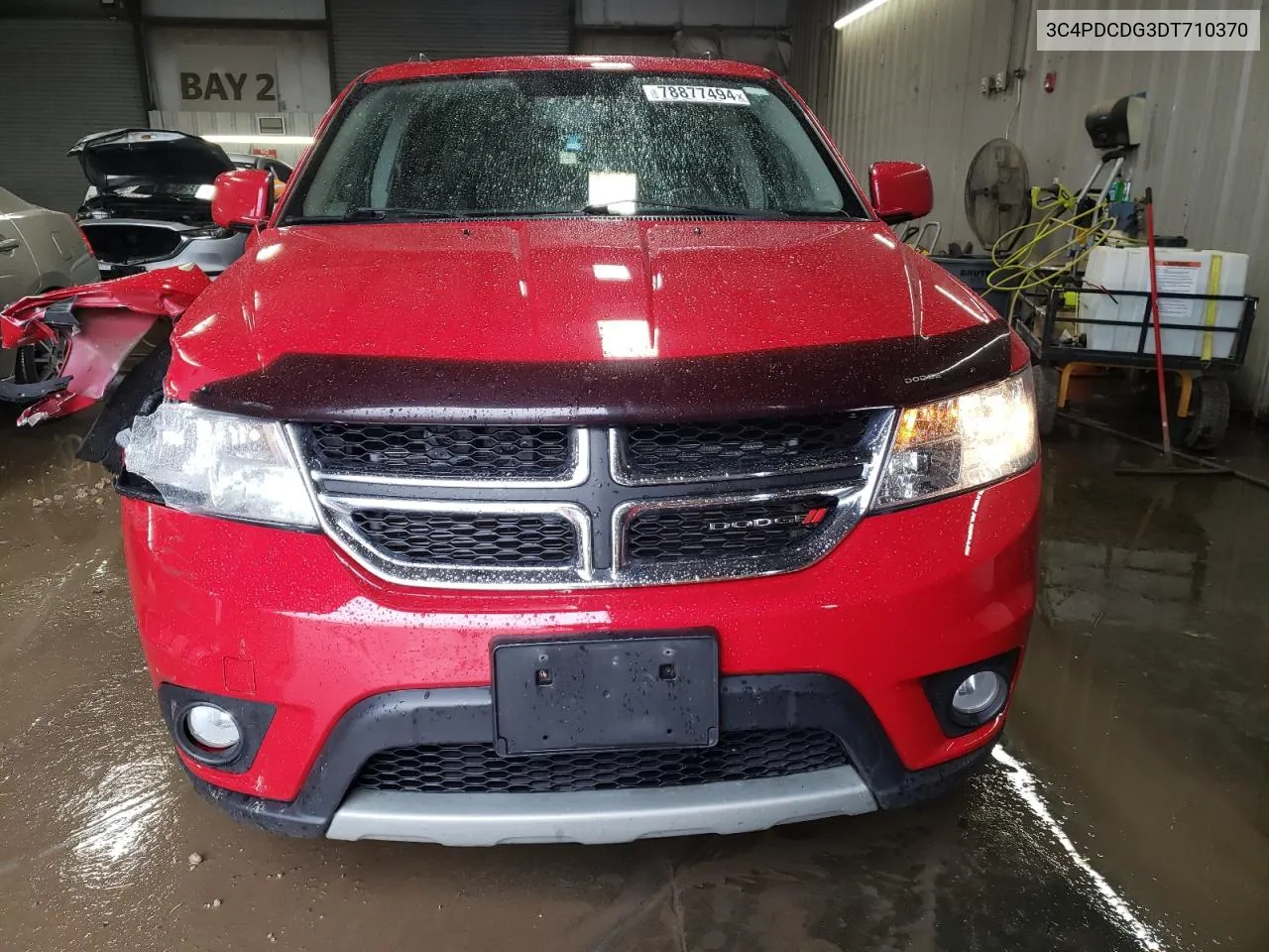 2013 Dodge Journey Crew VIN: 3C4PDCDG3DT710370 Lot: 78877494