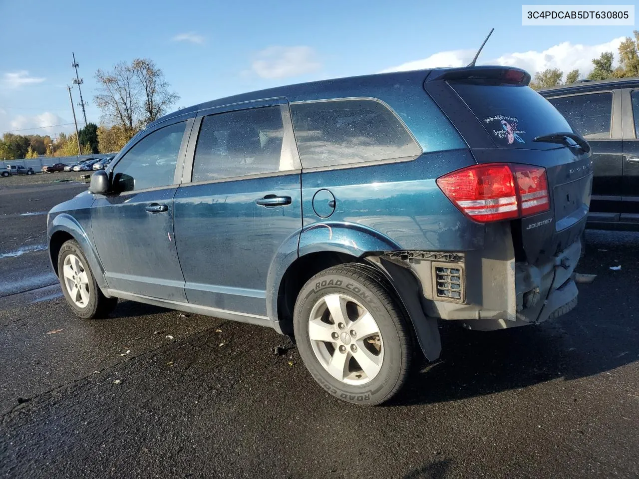 2013 Dodge Journey Se VIN: 3C4PDCAB5DT630805 Lot: 78948224