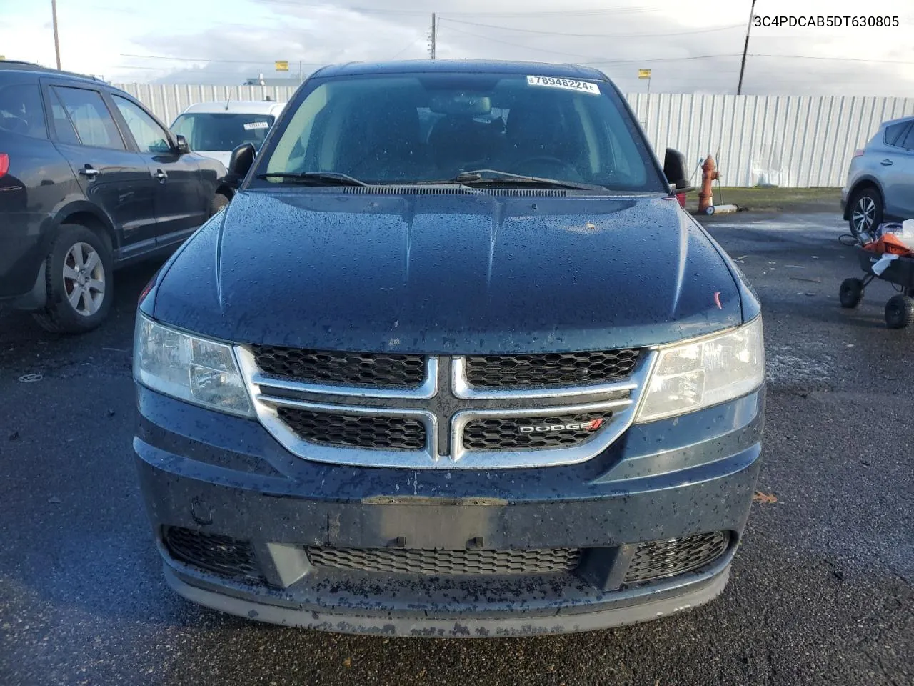 2013 Dodge Journey Se VIN: 3C4PDCAB5DT630805 Lot: 78948224