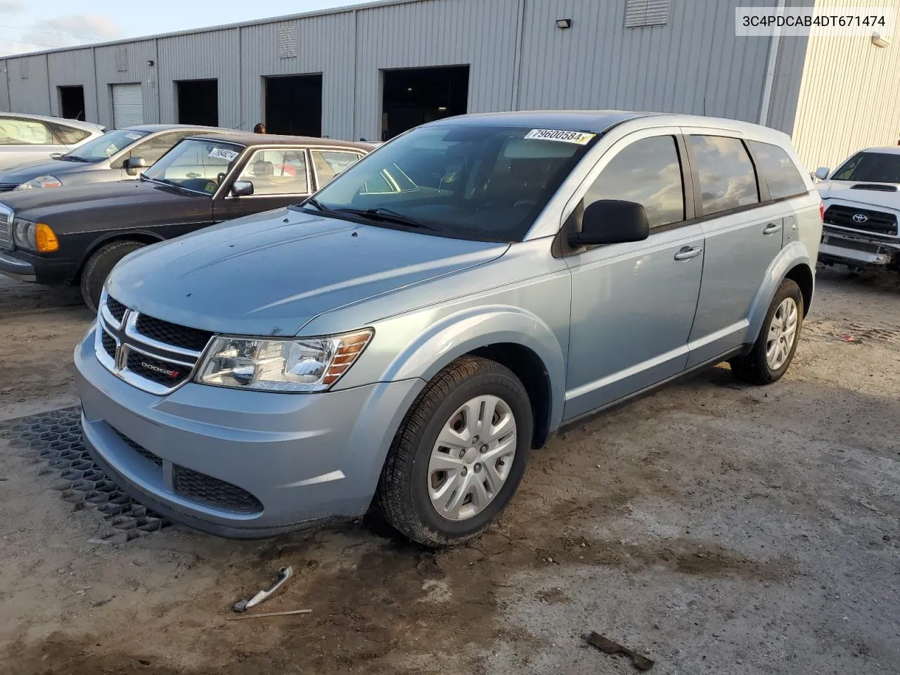 2013 Dodge Journey Se VIN: 3C4PDCAB4DT671474 Lot: 79600584