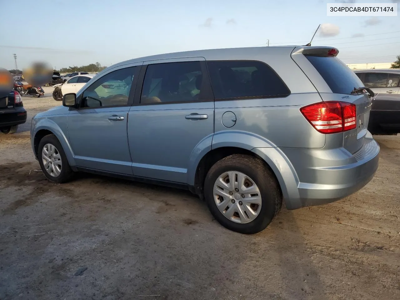 2013 Dodge Journey Se VIN: 3C4PDCAB4DT671474 Lot: 79600584