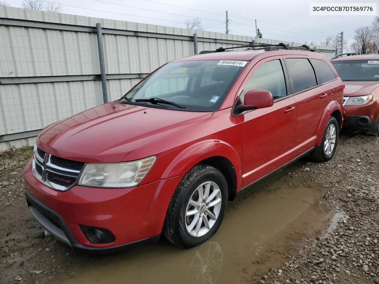 2013 Dodge Journey Sxt VIN: 3C4PDCCB7DT569776 Lot: 80464814