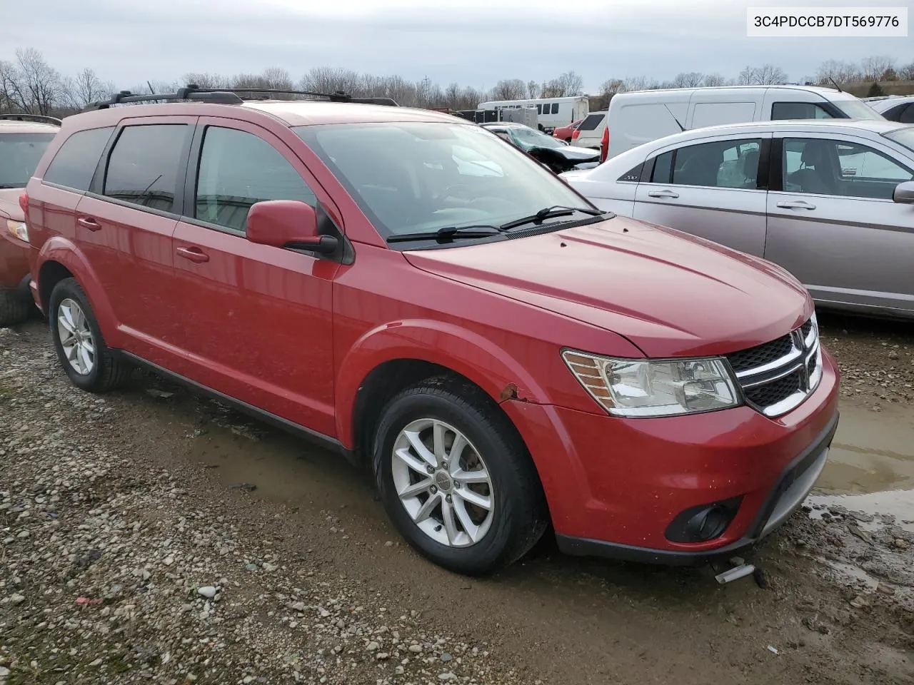 2013 Dodge Journey Sxt VIN: 3C4PDCCB7DT569776 Lot: 80464814