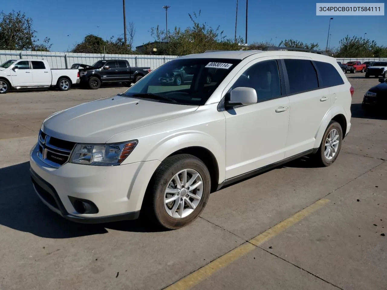 2013 Dodge Journey Sxt VIN: 3C4PDCBG1DT584111 Lot: 80630114