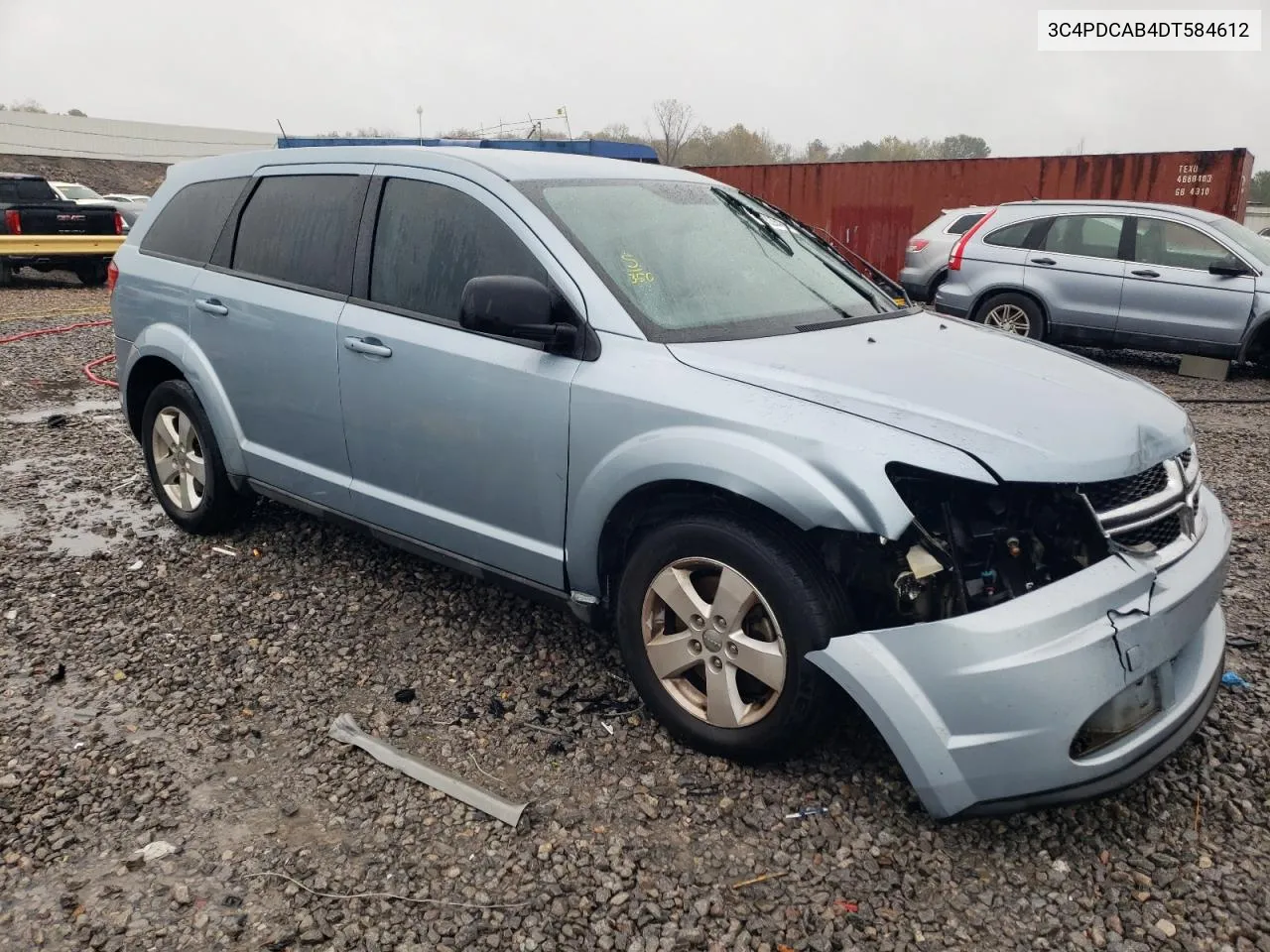 2013 Dodge Journey Se VIN: 3C4PDCAB4DT584612 Lot: 81328434