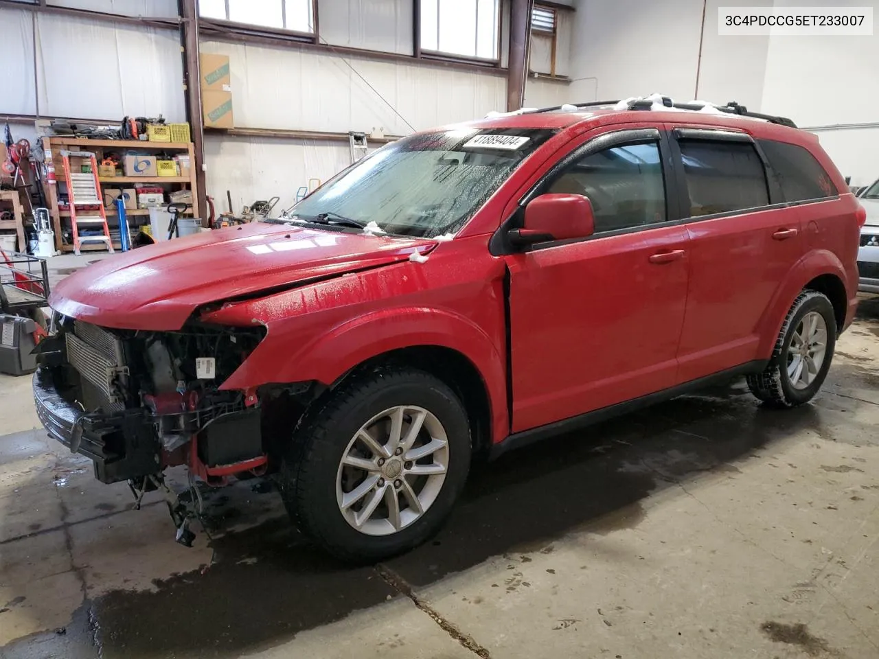 2014 Dodge Journey Sxt VIN: 3C4PDCCG5ET233007 Lot: 41889404