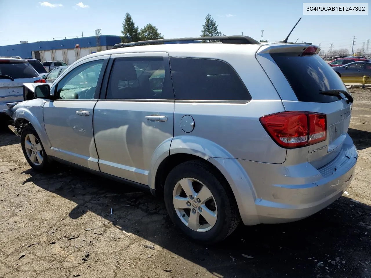 2014 Dodge Journey Se VIN: 3C4PDCAB1ET247302 Lot: 45318223