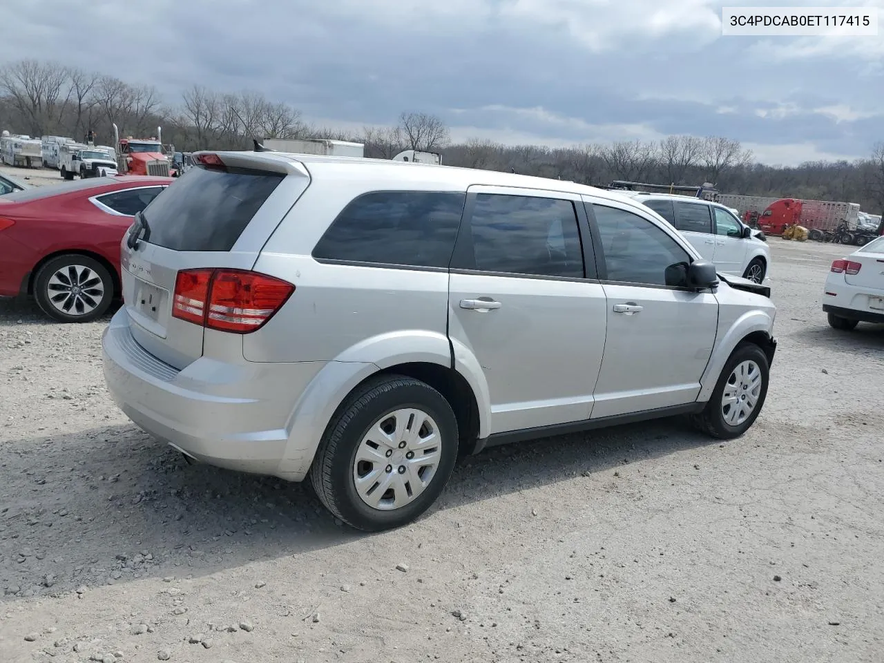 2014 Dodge Journey Se VIN: 3C4PDCAB0ET117415 Lot: 47026534