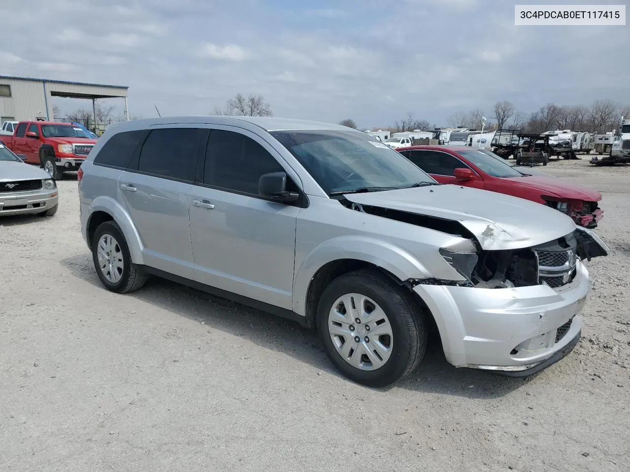 2014 Dodge Journey Se VIN: 3C4PDCAB0ET117415 Lot: 47026534