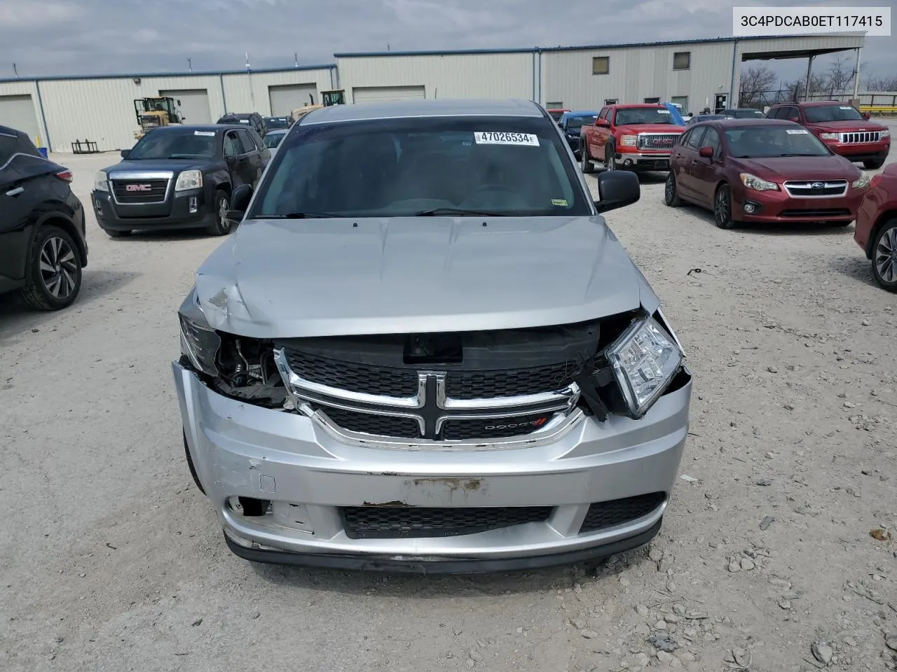 2014 Dodge Journey Se VIN: 3C4PDCAB0ET117415 Lot: 47026534