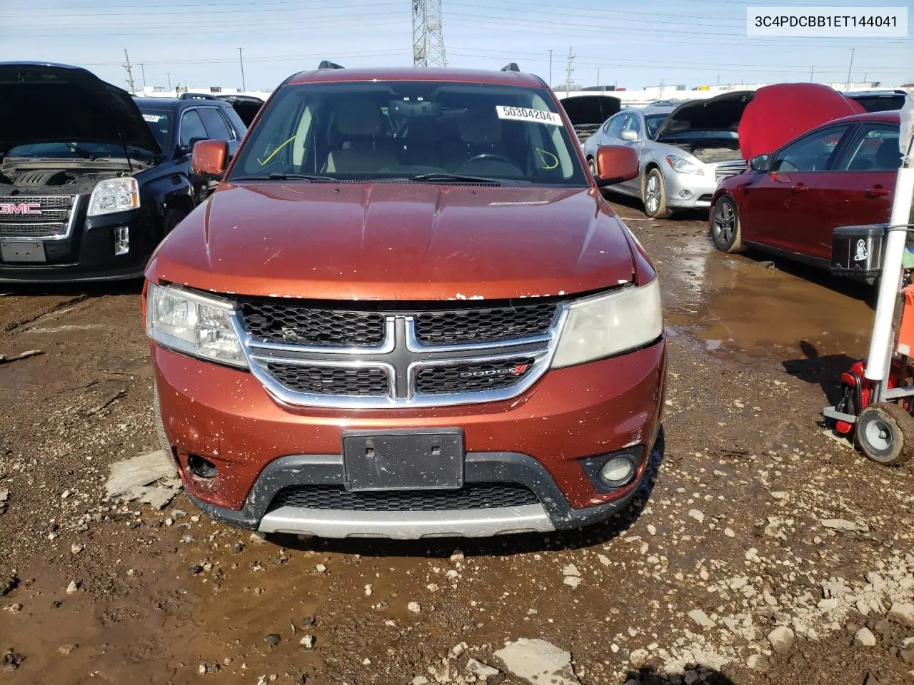 2014 Dodge Journey Sxt VIN: 3C4PDCBB1ET144041 Lot: 50304204