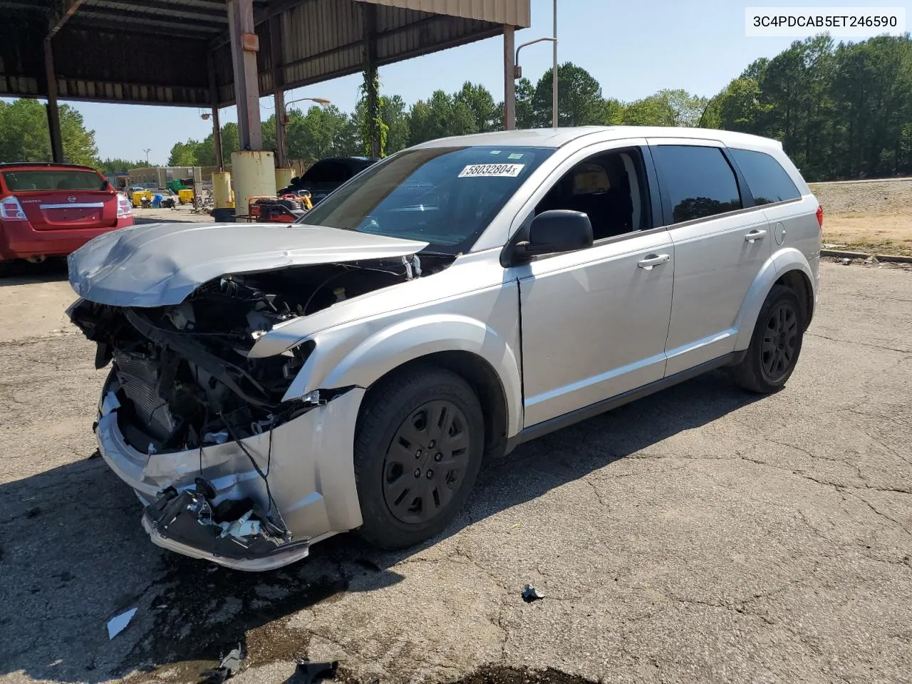 2014 Dodge Journey Se VIN: 3C4PDCAB5ET246590 Lot: 58032804