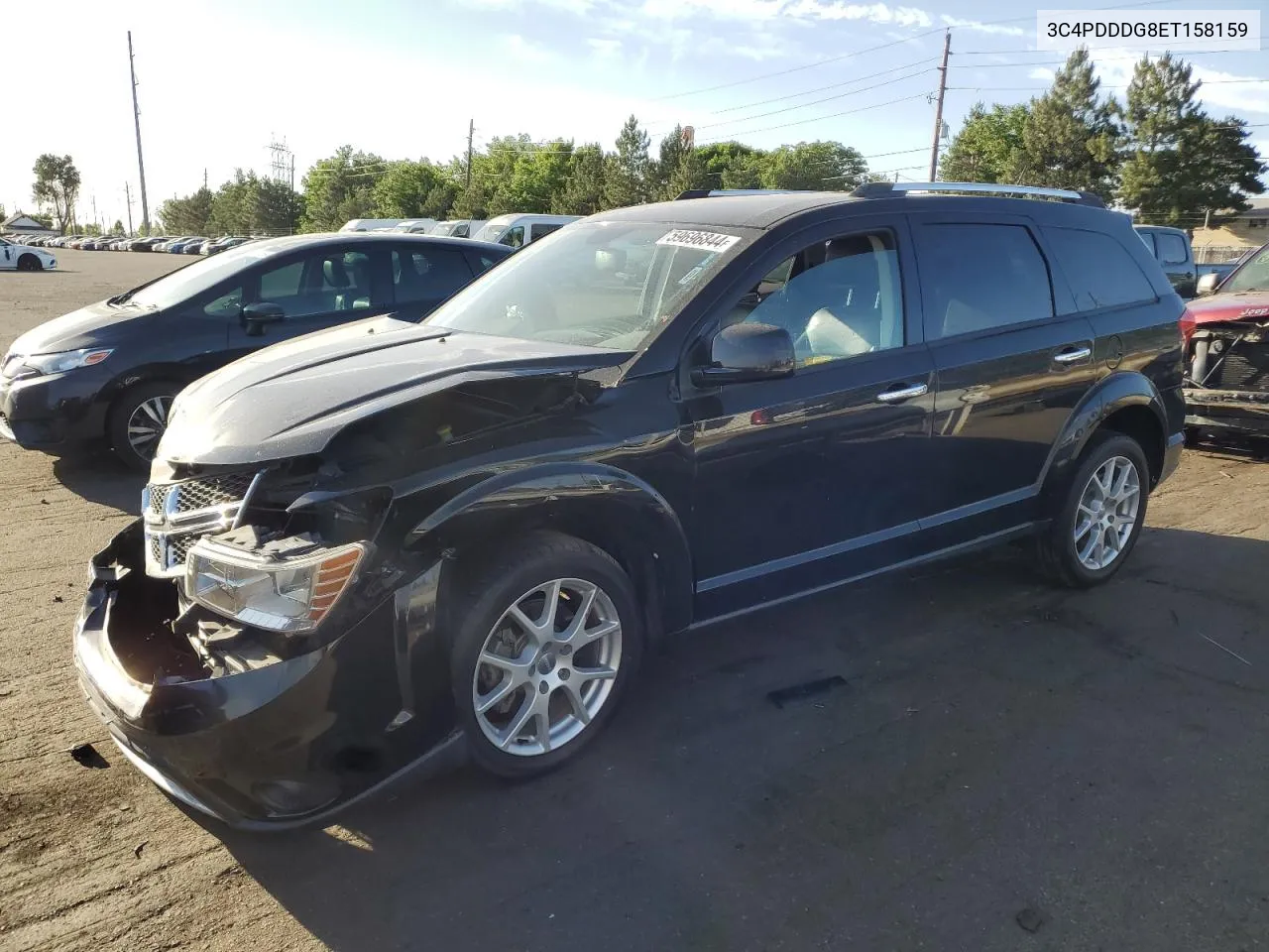 2014 Dodge Journey Limited VIN: 3C4PDDDG8ET158159 Lot: 59696844