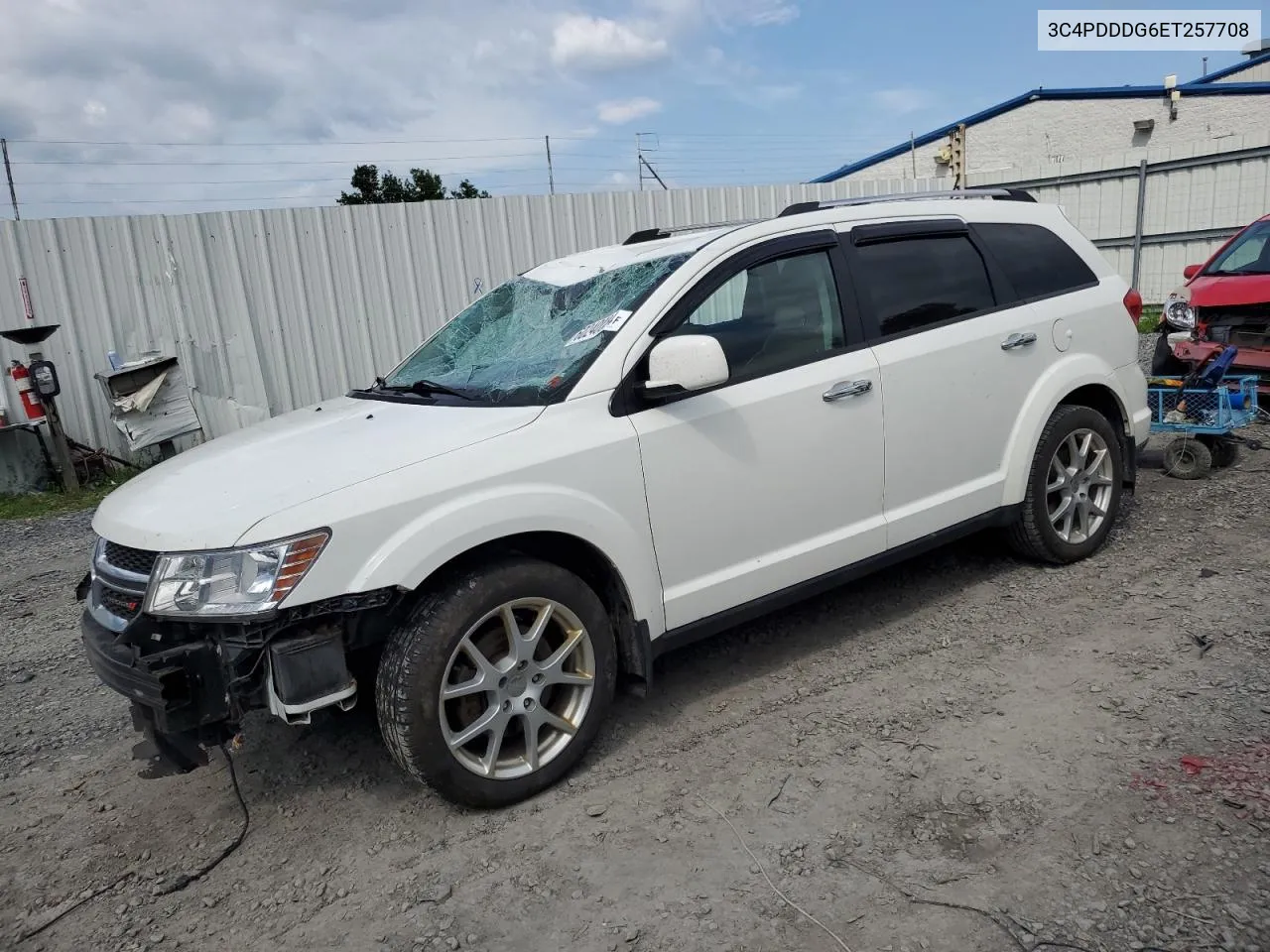 2014 Dodge Journey Limited VIN: 3C4PDDDG6ET257708 Lot: 60240084