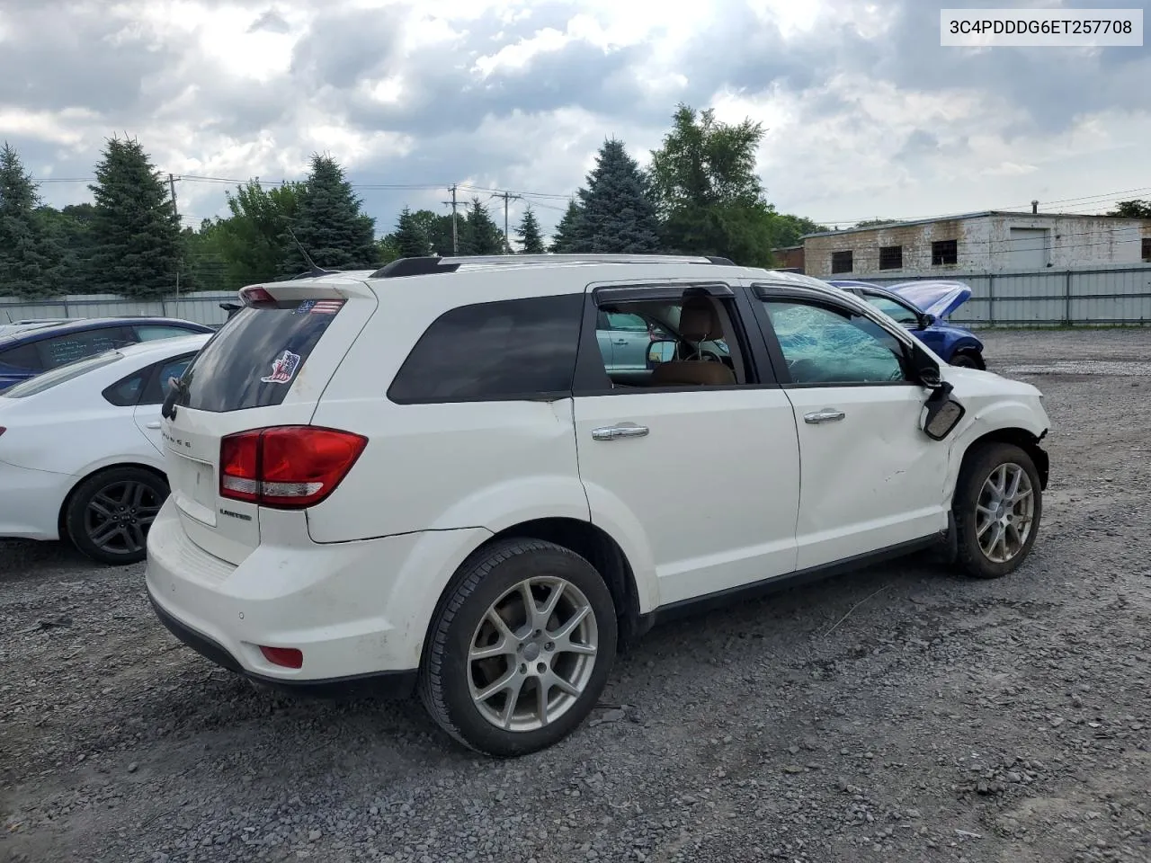 2014 Dodge Journey Limited VIN: 3C4PDDDG6ET257708 Lot: 60240084