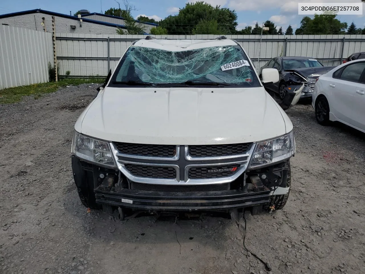 2014 Dodge Journey Limited VIN: 3C4PDDDG6ET257708 Lot: 60240084