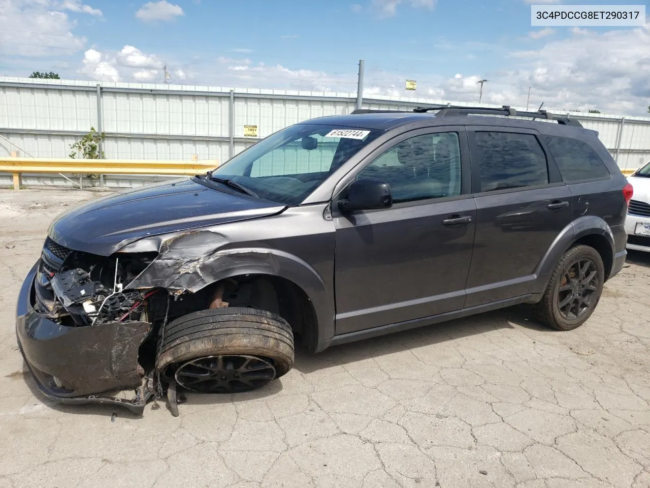 2014 Dodge Journey Sxt VIN: 3C4PDCCG8ET290317 Lot: 61522744