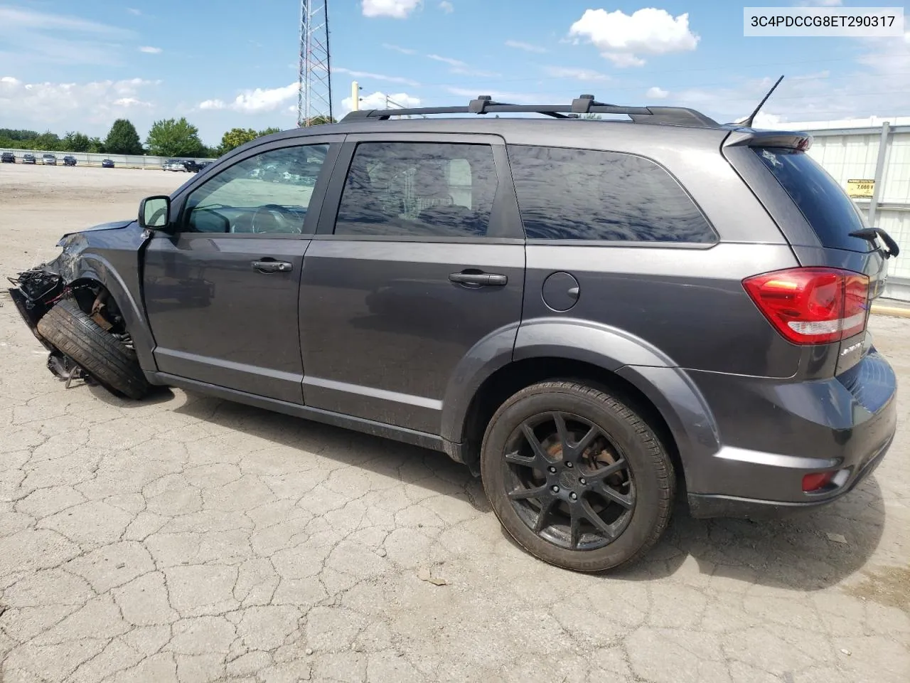 2014 Dodge Journey Sxt VIN: 3C4PDCCG8ET290317 Lot: 61522744