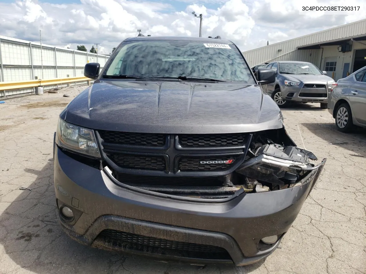 2014 Dodge Journey Sxt VIN: 3C4PDCCG8ET290317 Lot: 61522744