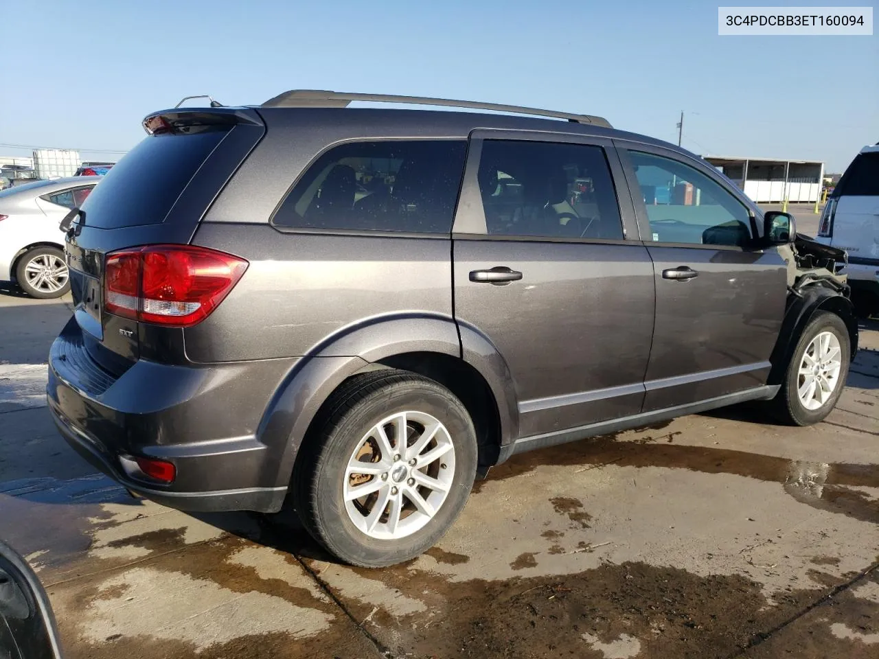 2014 Dodge Journey Sxt VIN: 3C4PDCBB3ET160094 Lot: 62822024