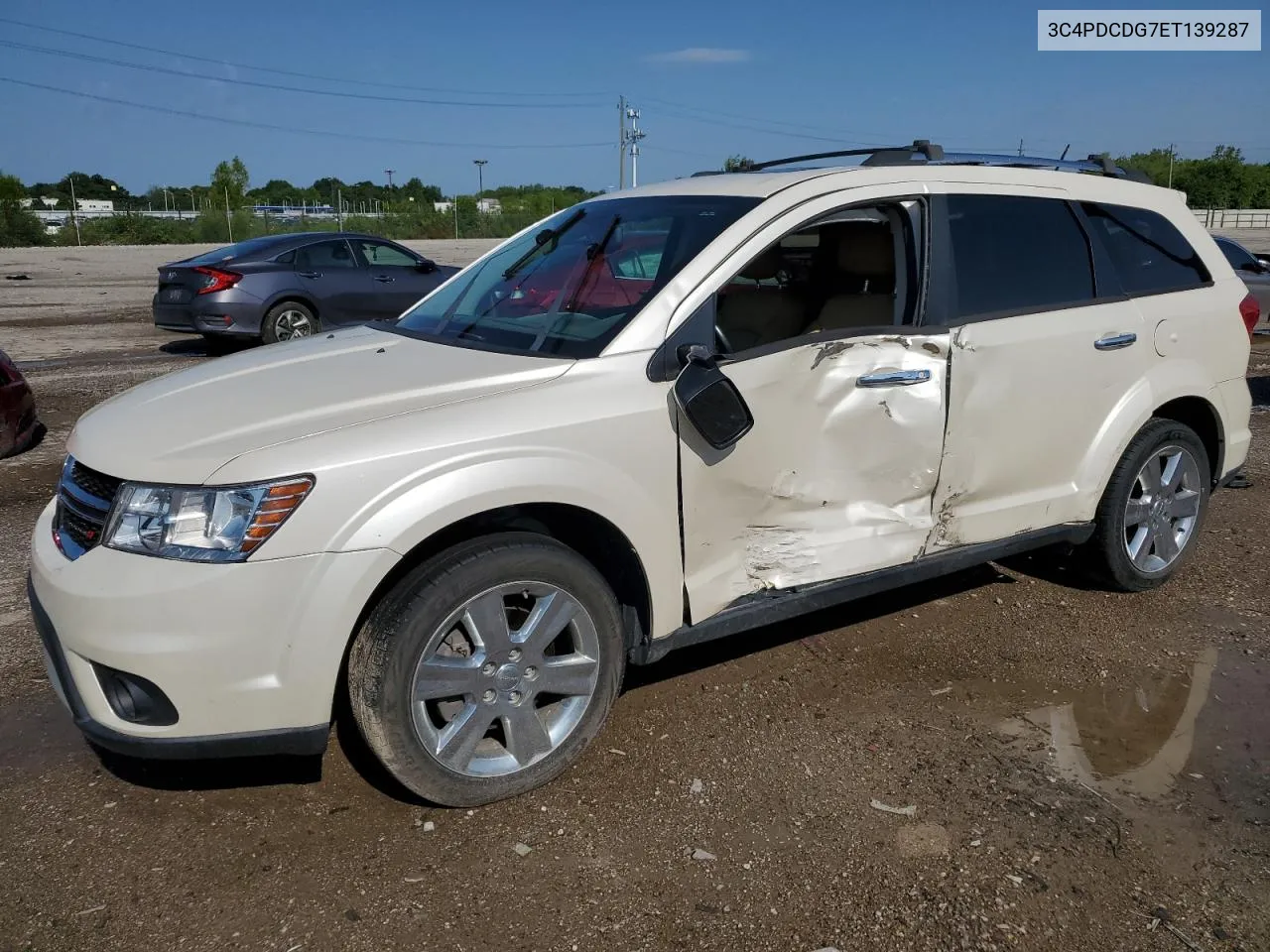 2014 Dodge Journey Limited VIN: 3C4PDCDG7ET139287 Lot: 63144634