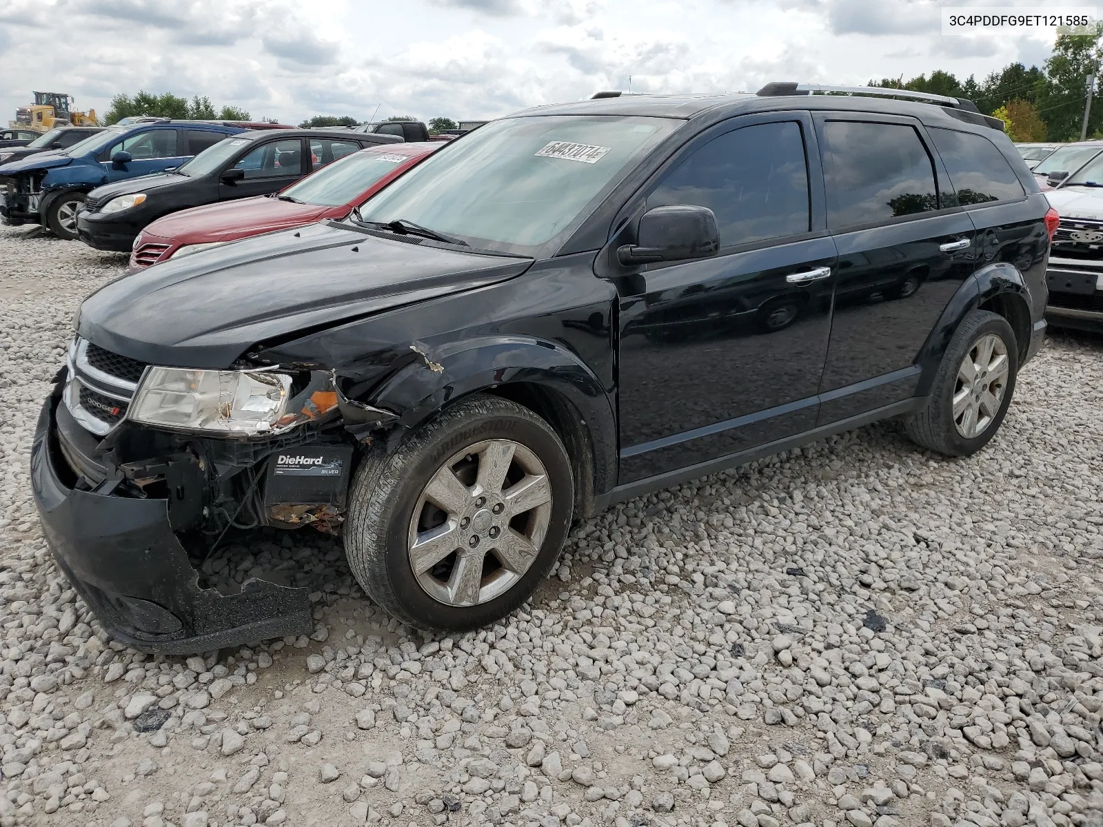 2014 Dodge Journey R/T VIN: 3C4PDDFG9ET121585 Lot: 64437074