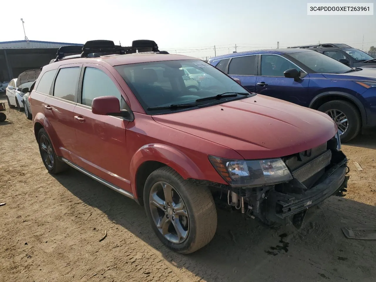 2014 Dodge Journey Crossroad VIN: 3C4PDDGGXET263961 Lot: 65458554