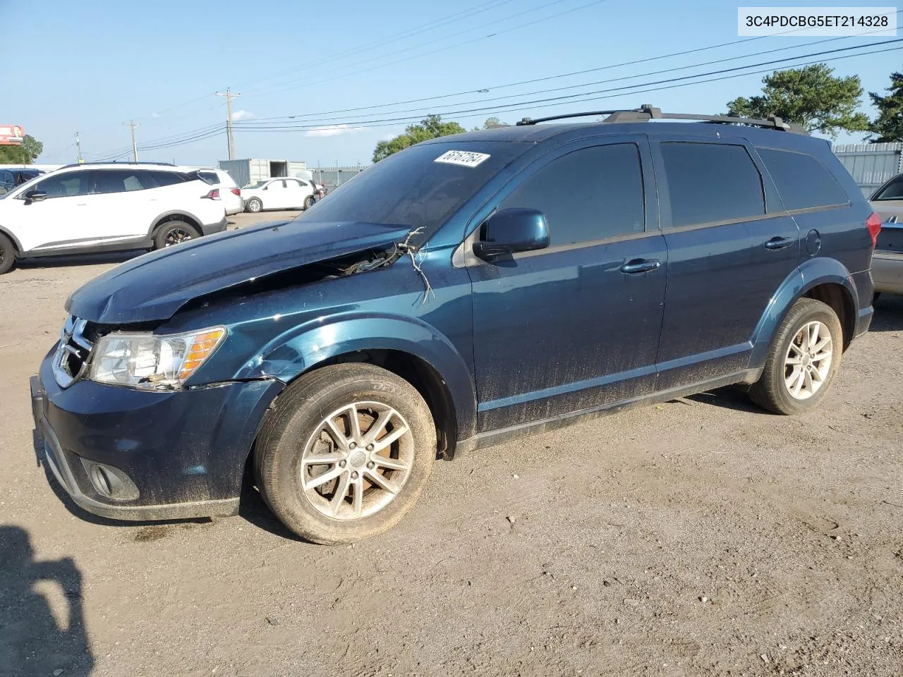 2014 Dodge Journey Sxt VIN: 3C4PDCBG5ET214328 Lot: 66167264