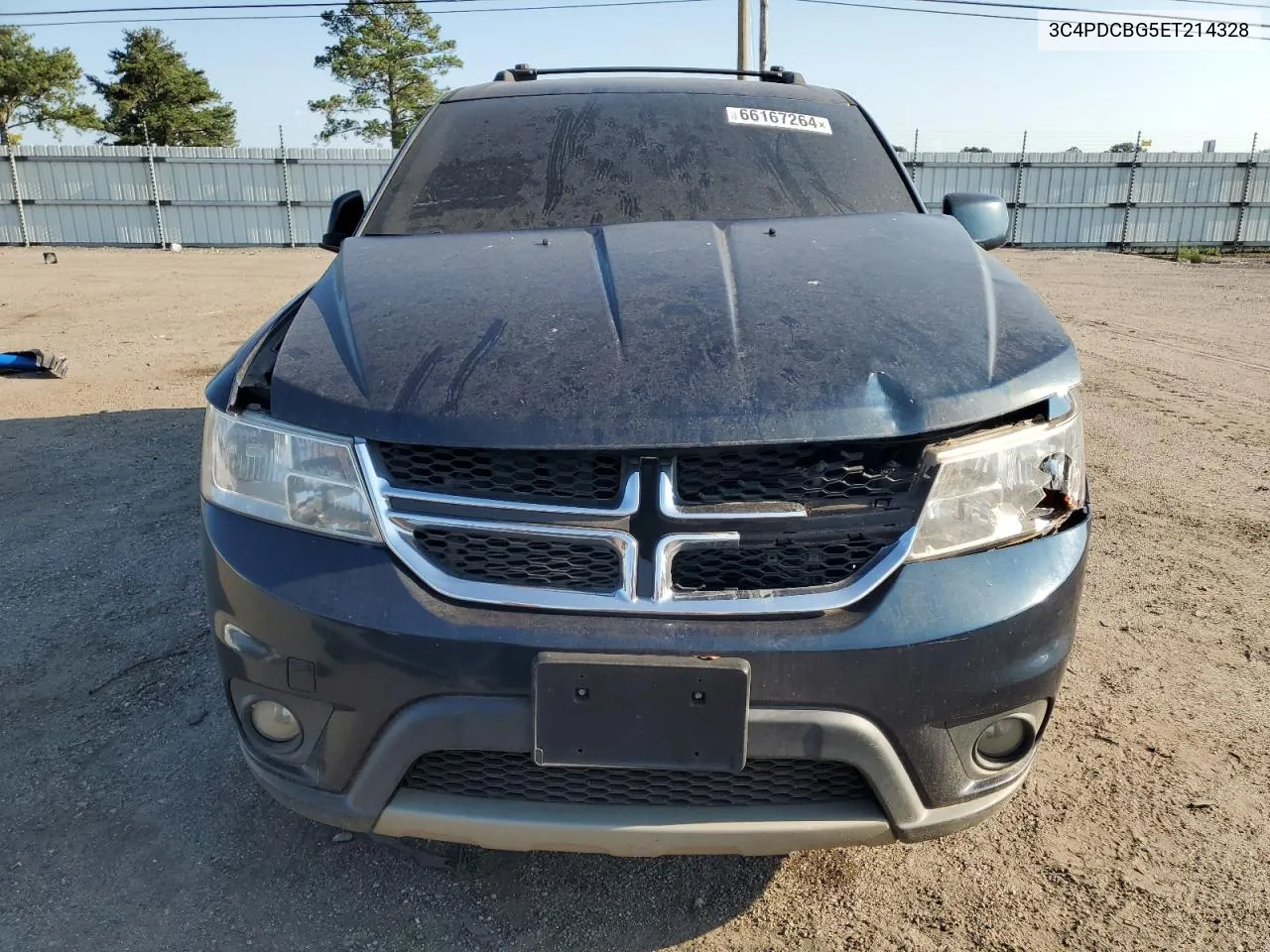 2014 Dodge Journey Sxt VIN: 3C4PDCBG5ET214328 Lot: 66167264