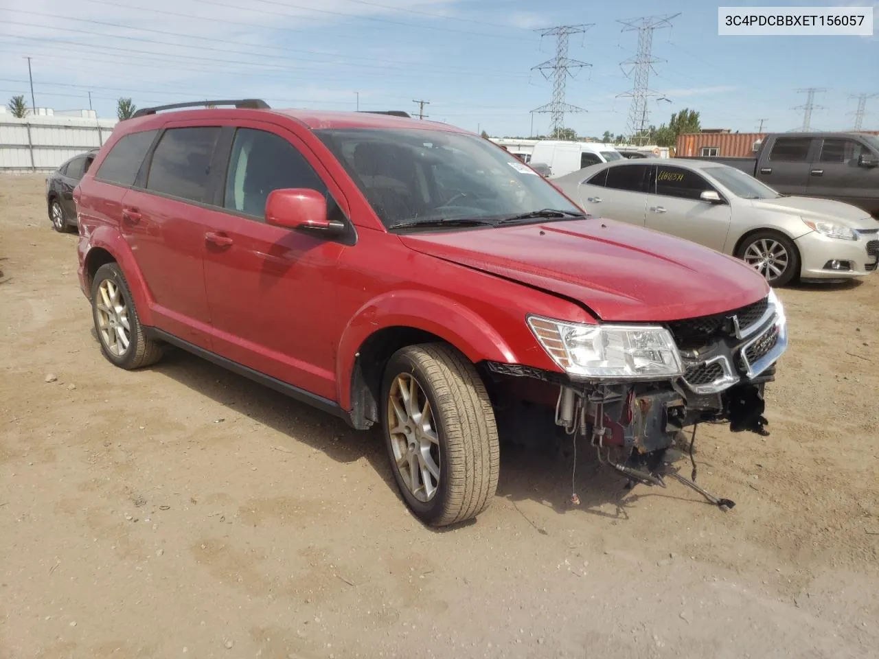 2014 Dodge Journey Sxt VIN: 3C4PDCBBXET156057 Lot: 66408074