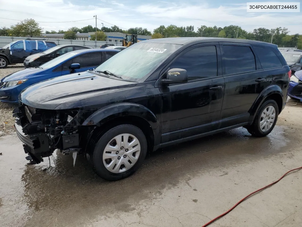 2014 Dodge Journey Se VIN: 3C4PDCAB0ET244455 Lot: 66946324