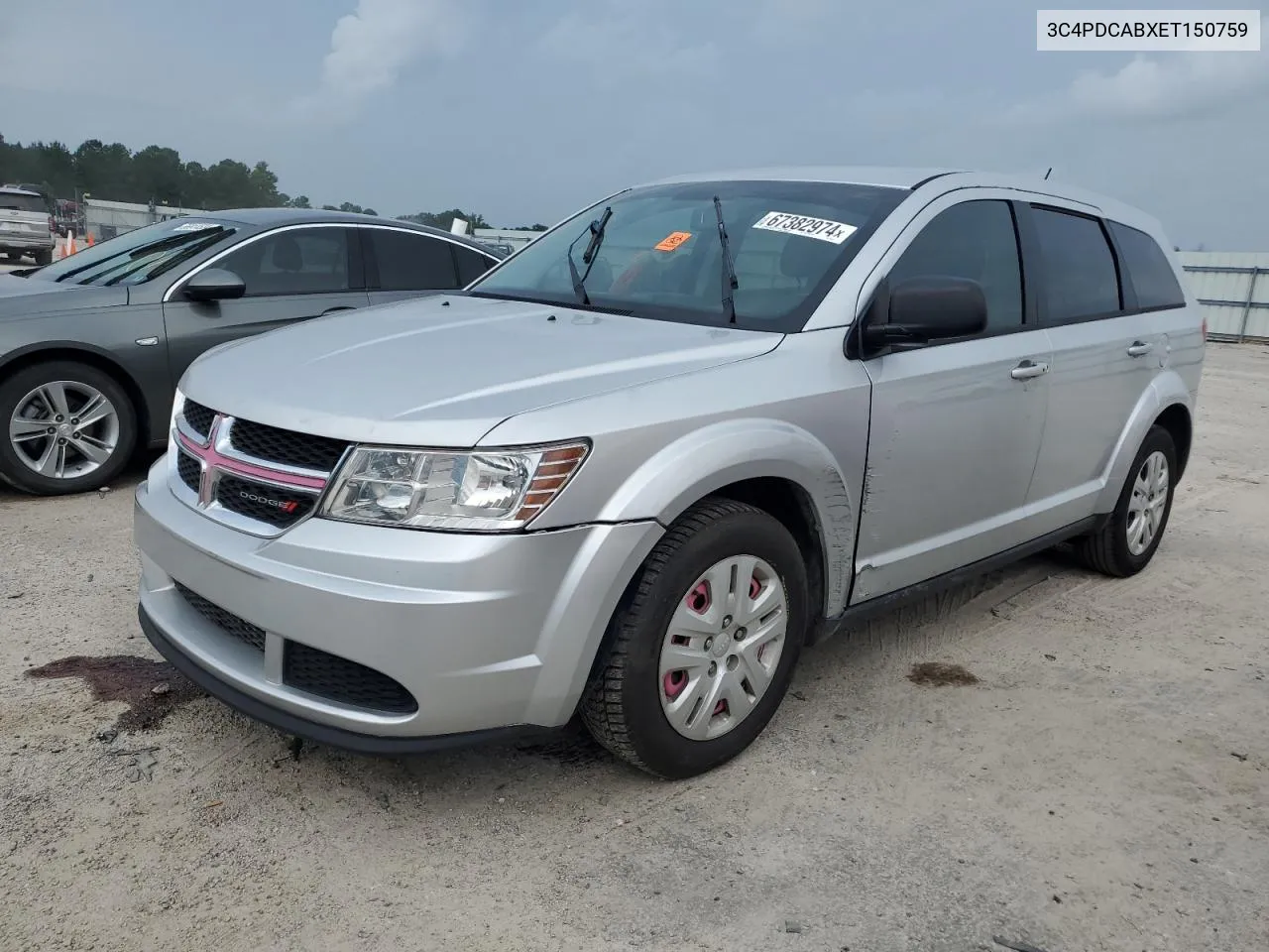 2014 Dodge Journey Se VIN: 3C4PDCABXET150759 Lot: 67382974