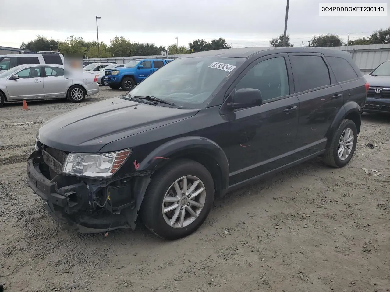 2014 Dodge Journey Sxt VIN: 3C4PDDBGXET230143 Lot: 67983054