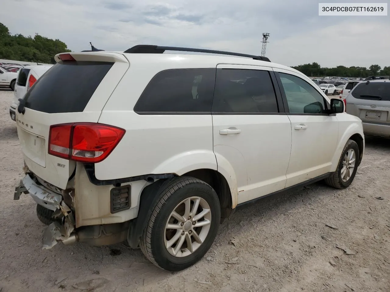 2014 Dodge Journey Sxt VIN: 3C4PDCBG7ET162619 Lot: 68057964