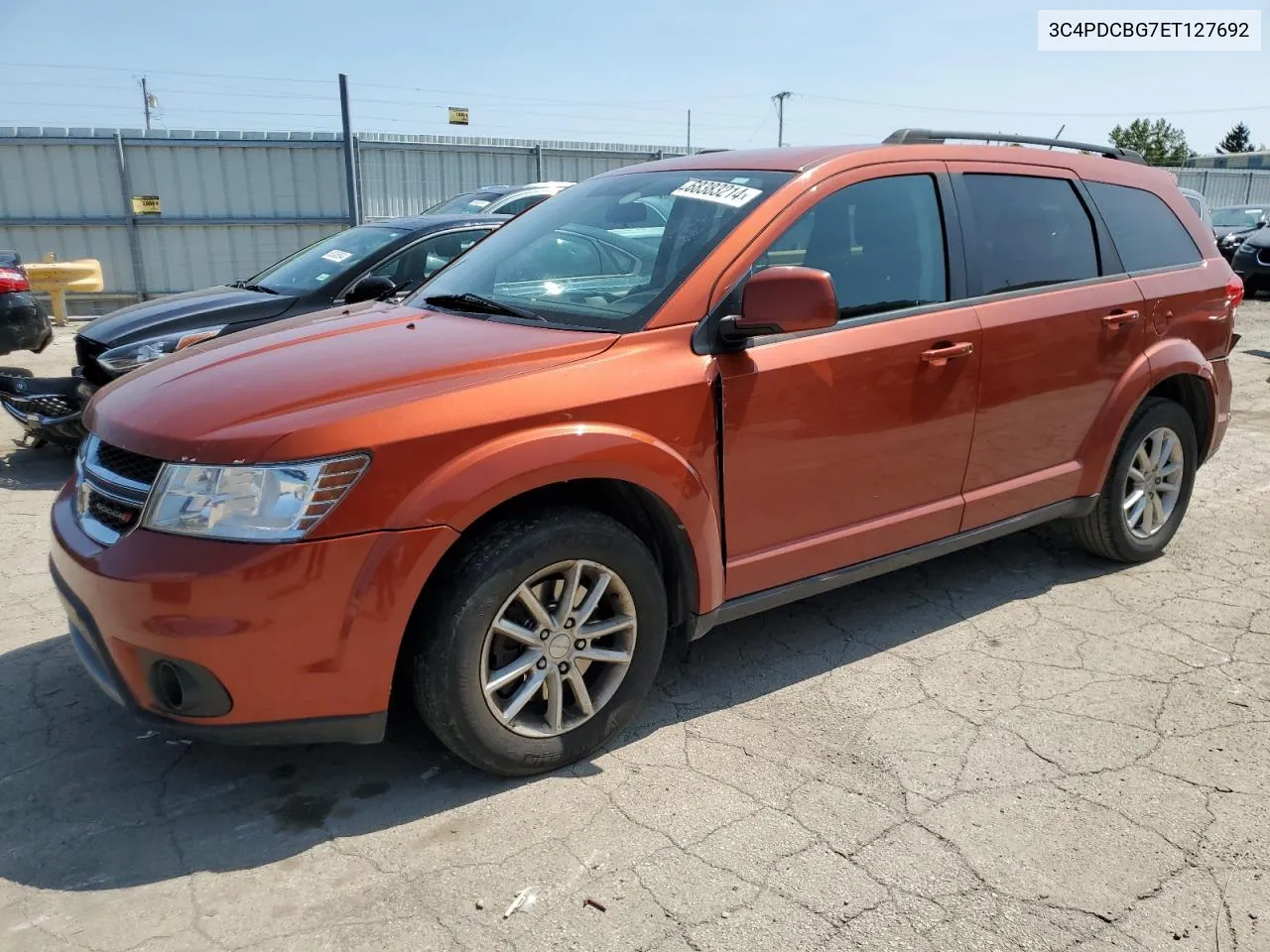 2014 Dodge Journey Sxt VIN: 3C4PDCBG7ET127692 Lot: 68383214