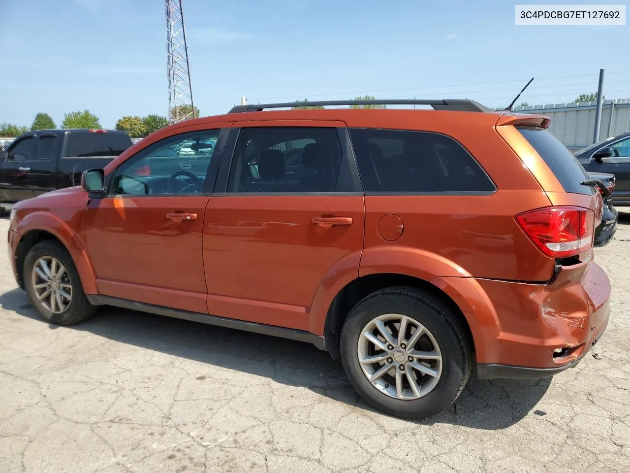 2014 Dodge Journey Sxt VIN: 3C4PDCBG7ET127692 Lot: 68383214