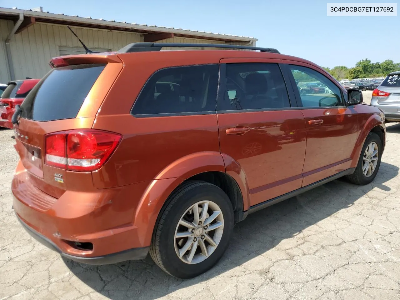 2014 Dodge Journey Sxt VIN: 3C4PDCBG7ET127692 Lot: 68383214