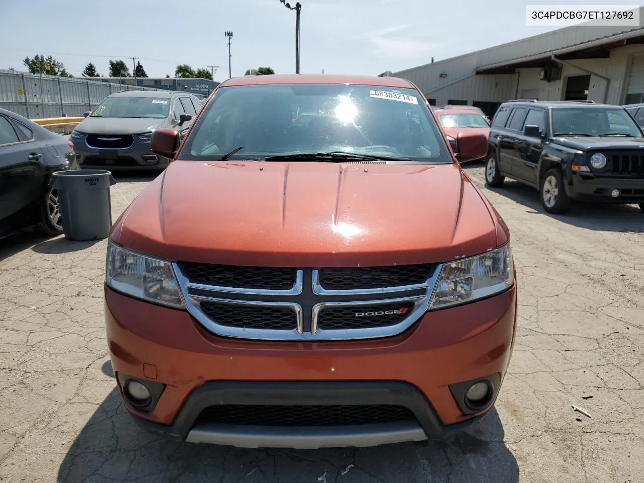 2014 Dodge Journey Sxt VIN: 3C4PDCBG7ET127692 Lot: 68383214