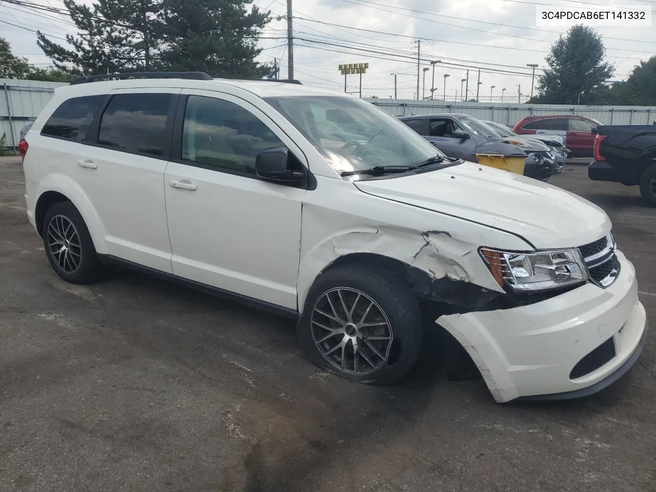 2014 Dodge Journey Se VIN: 3C4PDCAB6ET141332 Lot: 68566324