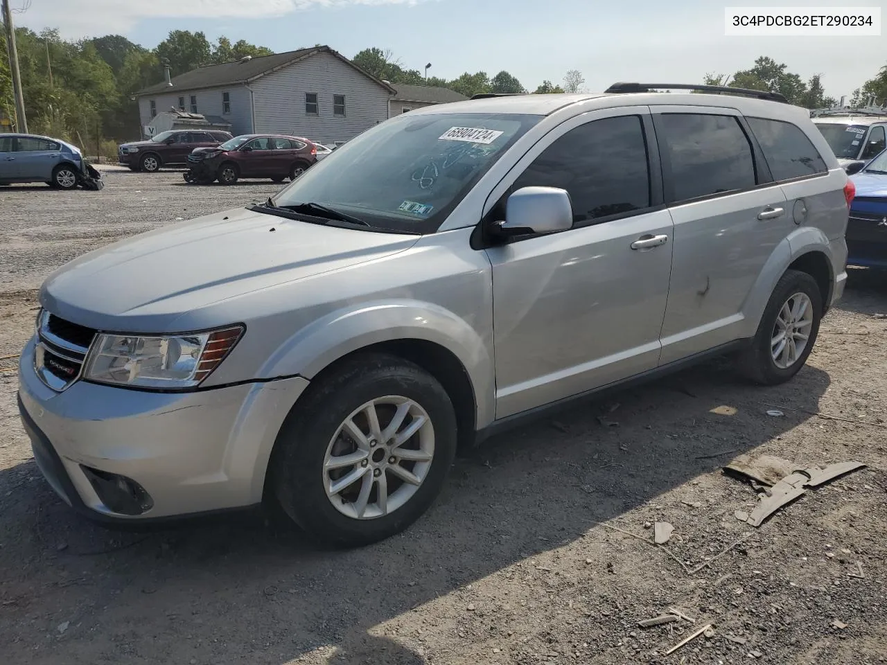 2014 Dodge Journey Sxt VIN: 3C4PDCBG2ET290234 Lot: 68904124