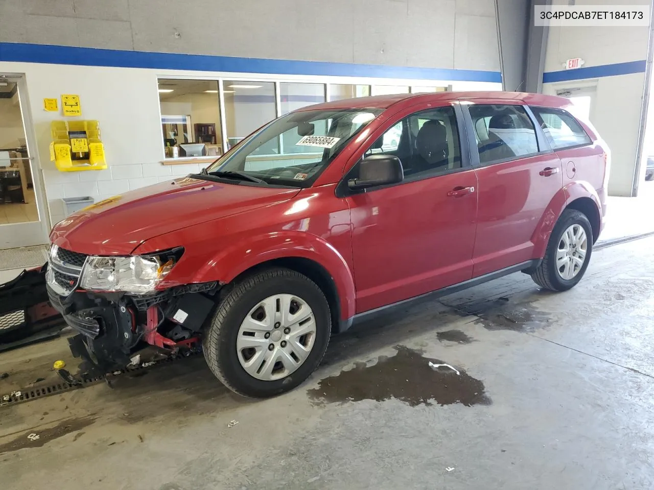 2014 Dodge Journey Se VIN: 3C4PDCAB7ET184173 Lot: 69065884