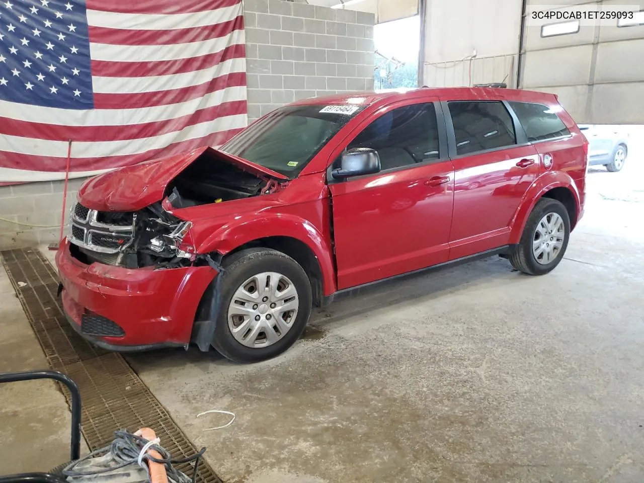 2014 Dodge Journey Se VIN: 3C4PDCAB1ET259093 Lot: 69115464