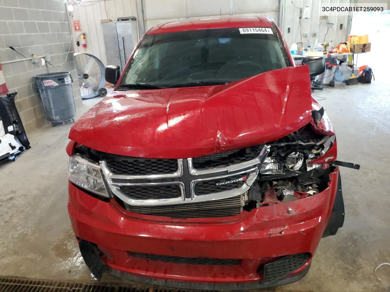 2014 Dodge Journey Se VIN: 3C4PDCAB1ET259093 Lot: 69115464